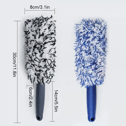 SEAMETAL Wheel & Rim Cleaning Brush – Detailing Brush for Wheels & Spokes