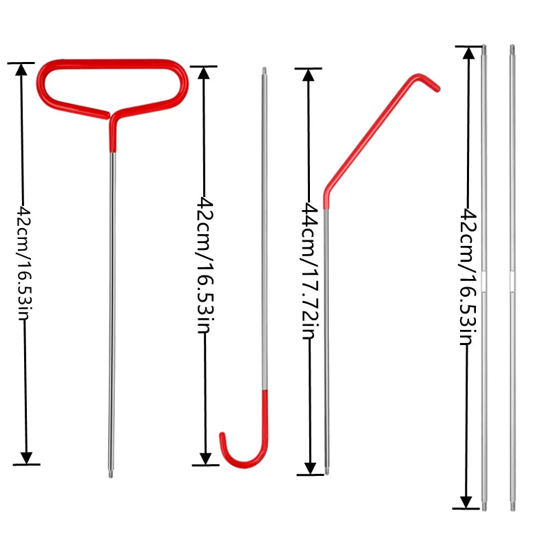 Car Door Kit 21/18PCS Air Pump Window Fixing, Gripper, Long Reach Tools with Carrying Bag