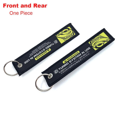 Embroidered Keychain - JDM, Nos, Recaro, Bride, Initial D, HKS