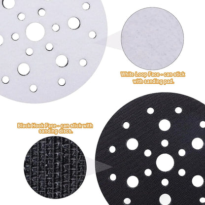 Softpads Hook & Loop 150mm/6Inch 25Hole 5Pcs