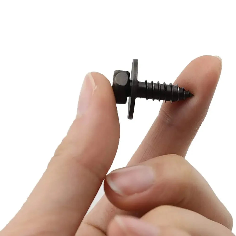 Hex/Philips Head Screws for Car Bumper, Fender, Splash Guards, Universal 1-50pcs