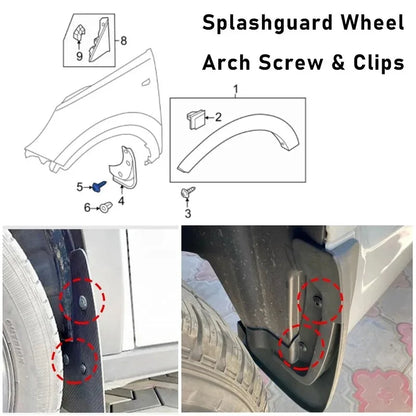 VW/Audi/Seat Engine Undertray Splashguard Retainer Clips – N90974701 Fitment