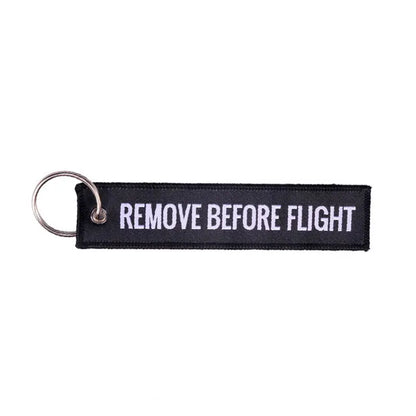 Embroided Keychain - Remove Before Flight