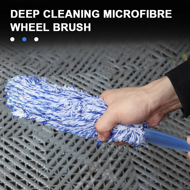 SEAMETAL Wheel & Rim Cleaning Brush – Detailing Brush for Wheels & Spokes