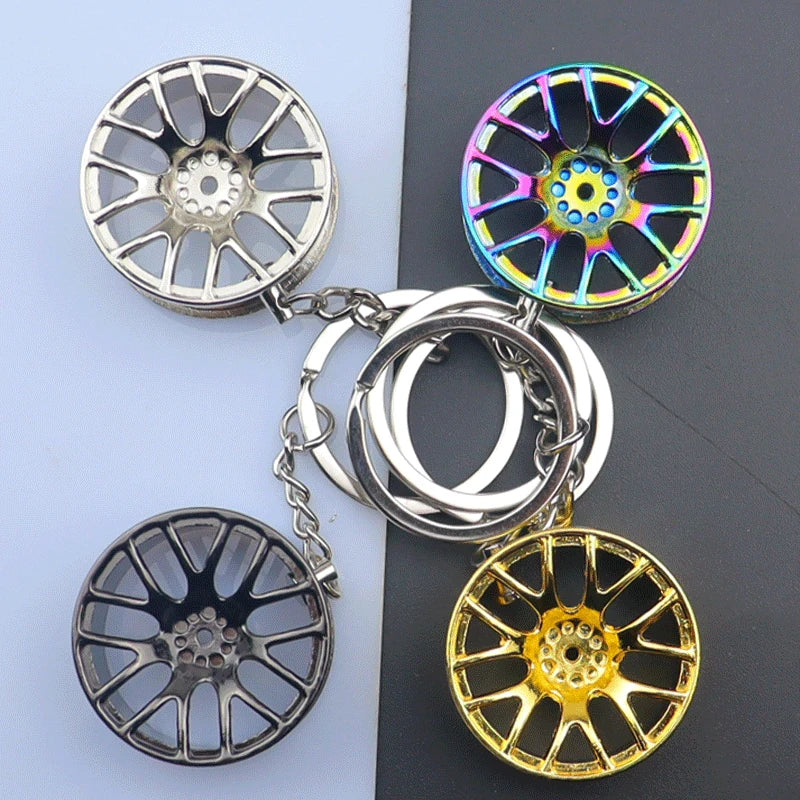Wheel Keychain - BMW Style Rim