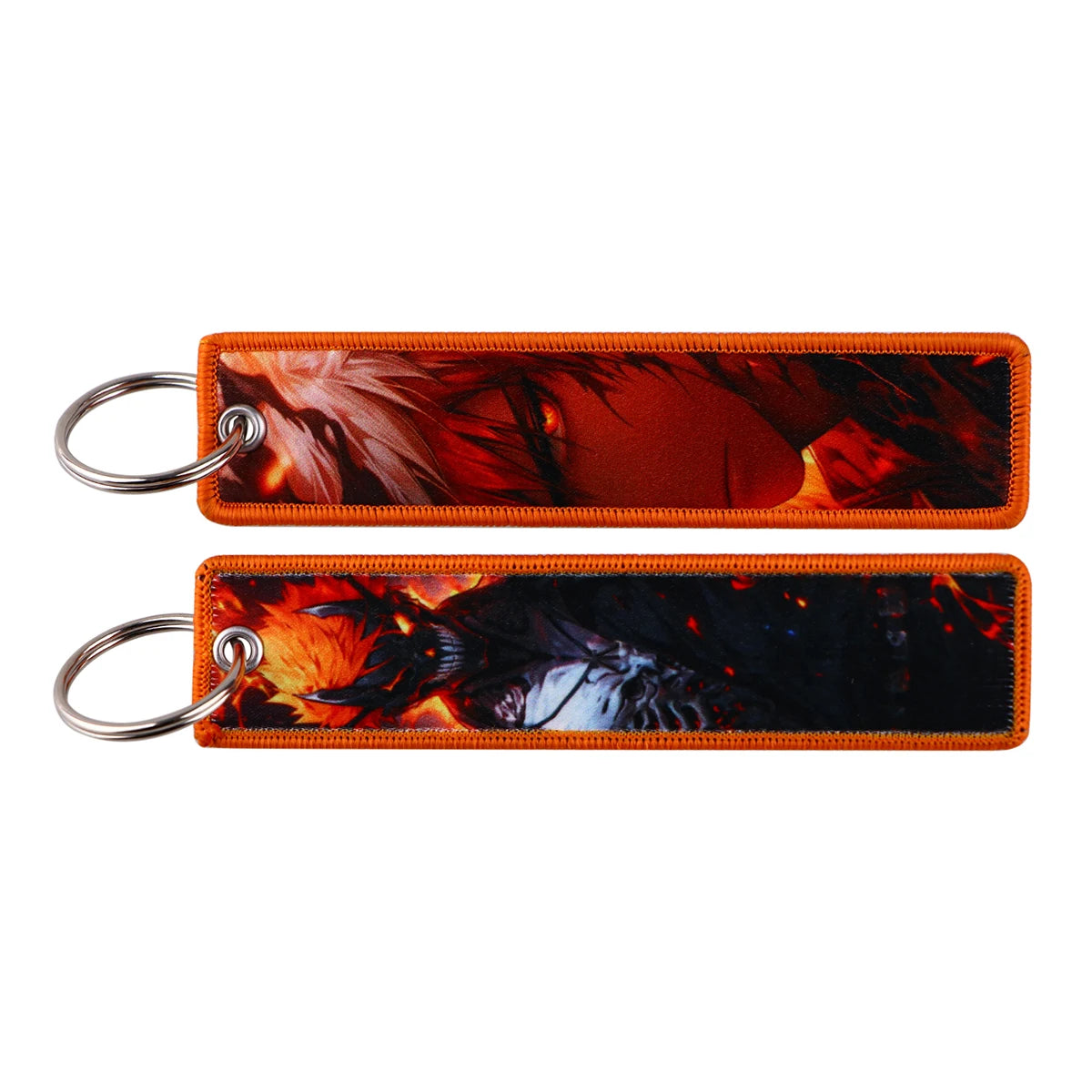 Embroided Keychain - Anime 100 versions, Gensin Impact, Tartaglia, Zhongli, Mavuika, Heavenly Principles and more!