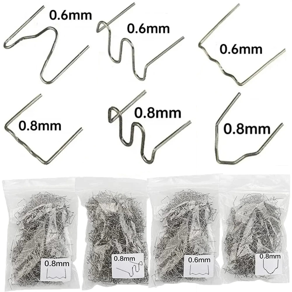 Hot Stapler HotNail 100-600Pcs, Plastic Repair for Bumpers and more