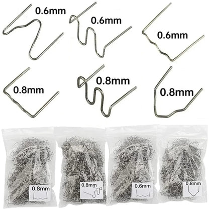 Hot Stapler HotNail 100-600Pcs, Plastic Repair for Bumpers and more