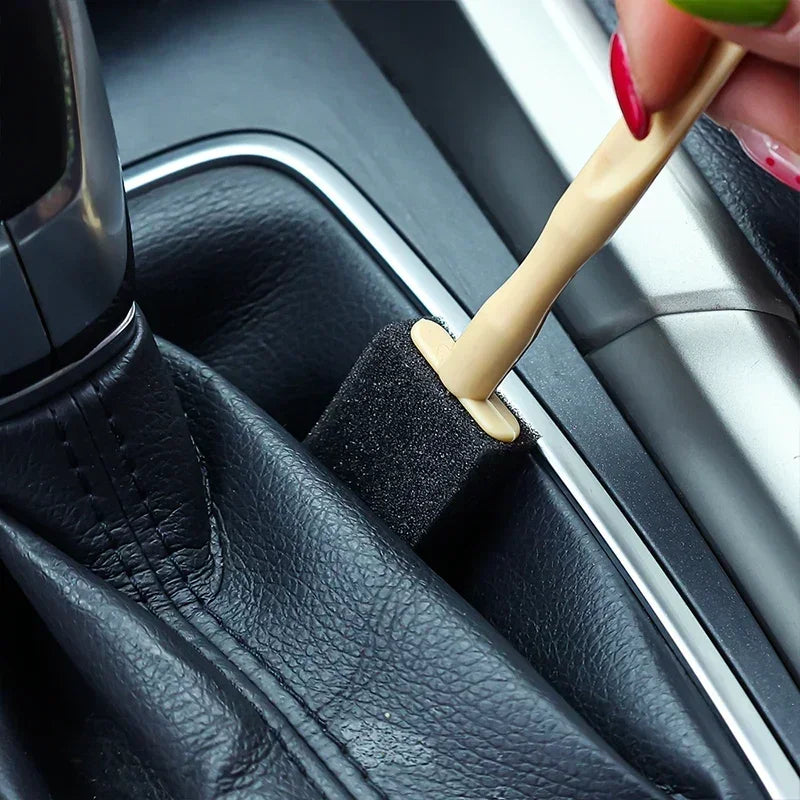 Car AC Vent Cleaning Brush Set – Detail Foam Swabs for Vents & Interior Crevices