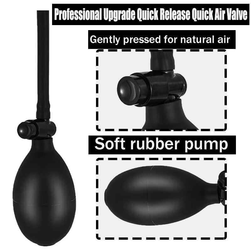 Air Wedge 1/2/4/8pc Super PDR, Airbag Cushioned Hand Pump