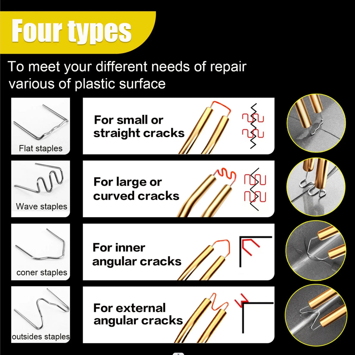 70W Hot Stapler Plastic Welding Machine – Car Bumper Repair Kit