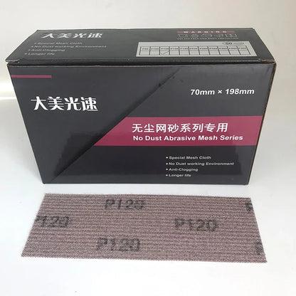 Mesh Sandpaper (Unbranded MIRKA) Rectangle Square 70/198mm, 80-400Grit 5-50Pcs