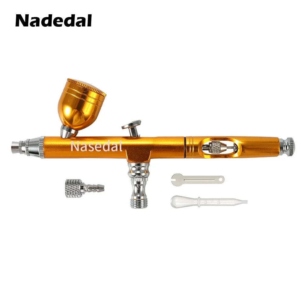 Dual-Action Airbrush Gun 0.3mm – Gravity Feed Spray Gun for Custom Paint & Detail Work