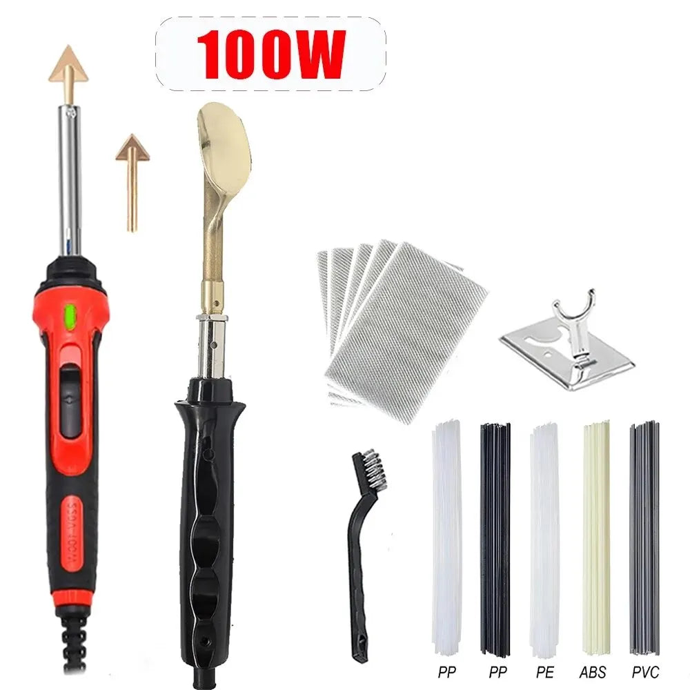 Plastic Bumper Repair Soldering Iron Kit – Hot Staple Welder for Auto Body & Trim