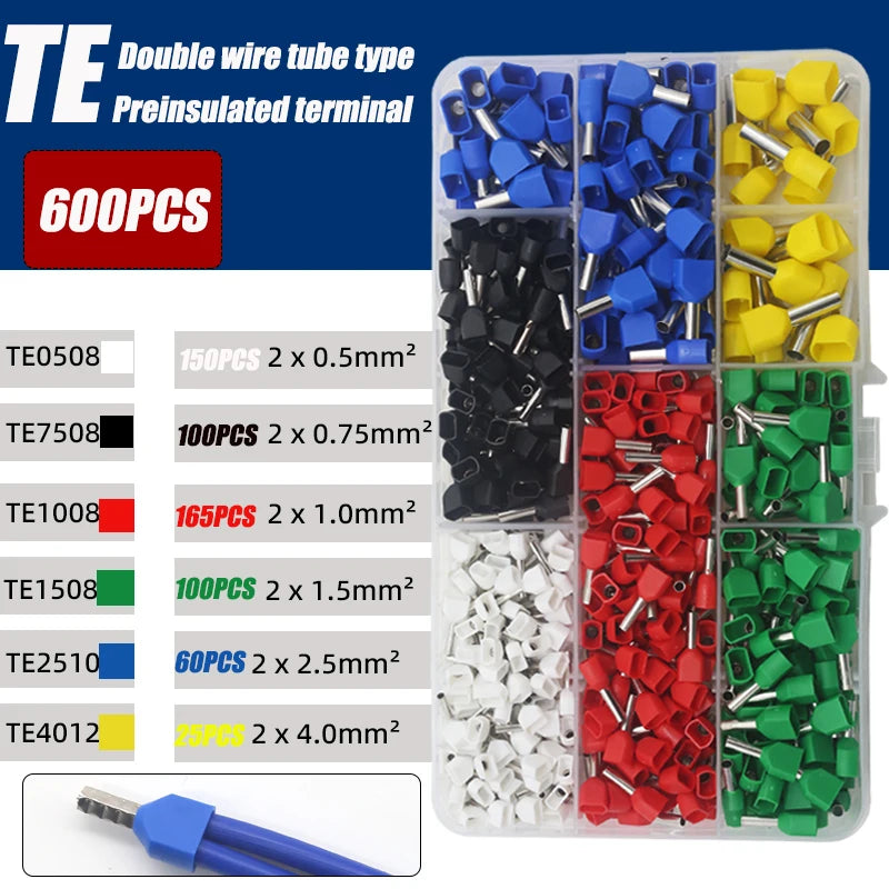 TE Pre-Insulated Terminal Pin Connector Kit