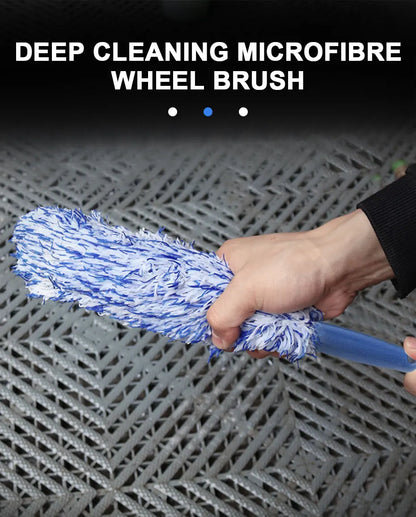 SEAMETAL Wheel & Rim Cleaning Brush – Detailing Brush for Wheels & Spokes