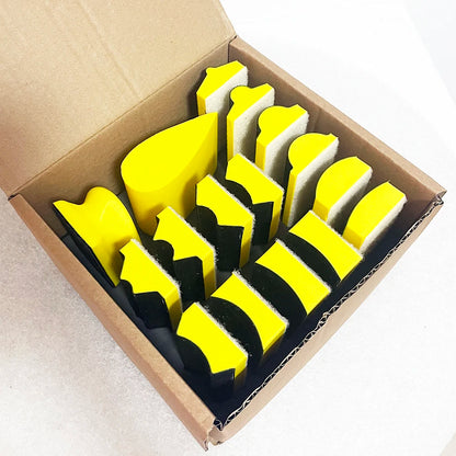 16-Piece Interchangeable Sanding Block Set
