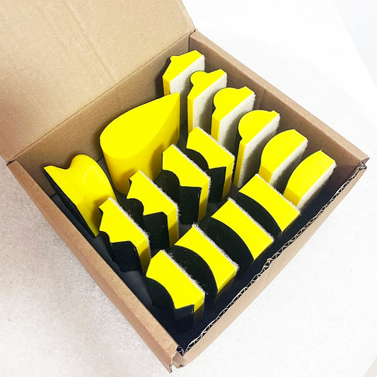 16-Piece Interchangeable Sanding Block Set