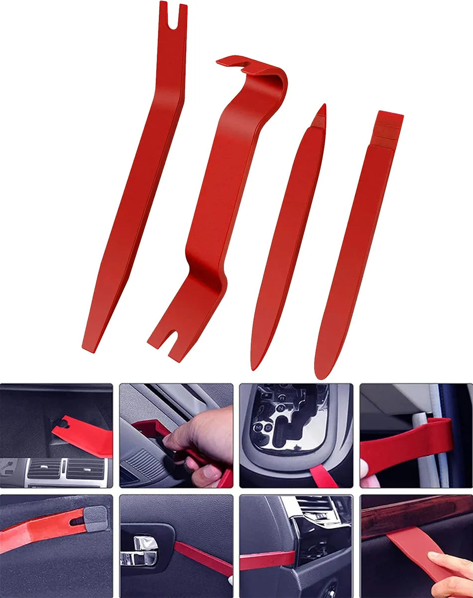 Pry Tool Kit - Car Interior Removal Kit, Easy To Pry Fasteners ,Door Clips And More