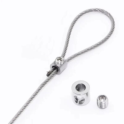 Stainless Steel Wire Rope Clips – Adjustable Cable Clamps, 1/2mm