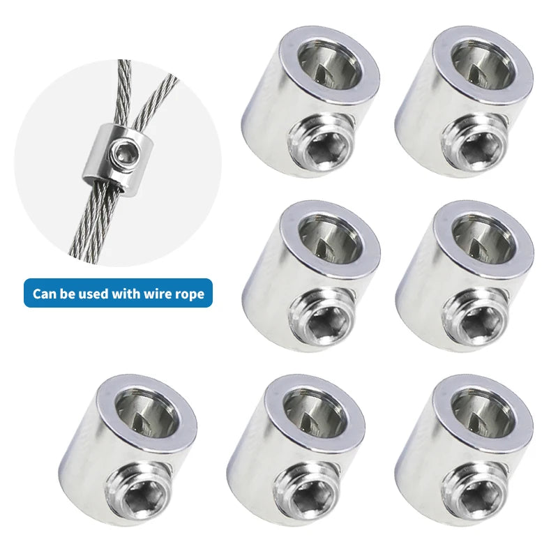 Stainless Steel Wire Rope Clips – Adjustable Cable Clamps, 1/2mm