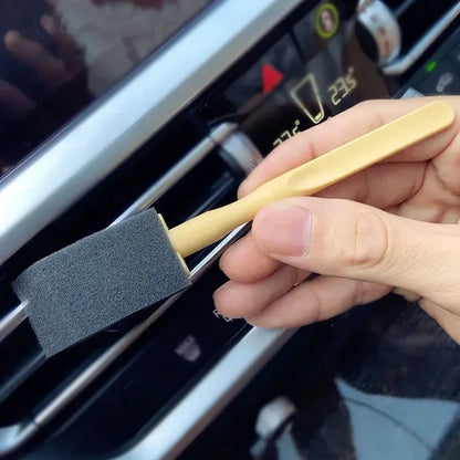 Car AC Vent Cleaning Brush Set – Detail Foam Swabs for Vents & Interior Crevices