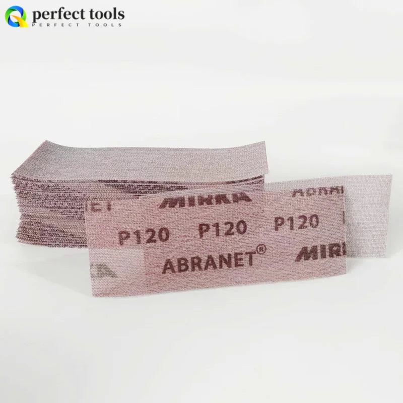 MIRKA Dust-Free Mesh Sanding Sheets – Dry Grinding Abrasive Mesh, 70x198mm