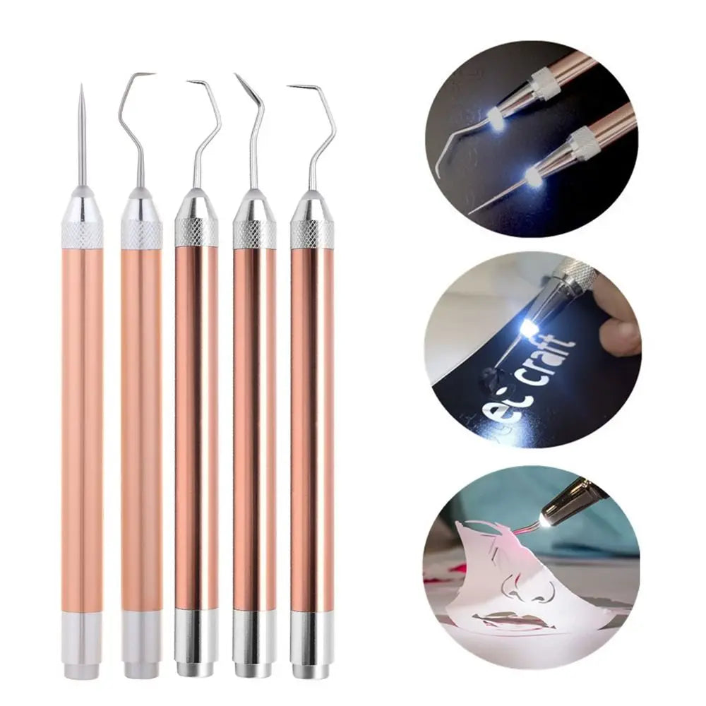 LED Vinyl Weeding Tool Set – Illuminated Weeder Pens for Car Wrap & Decal Work