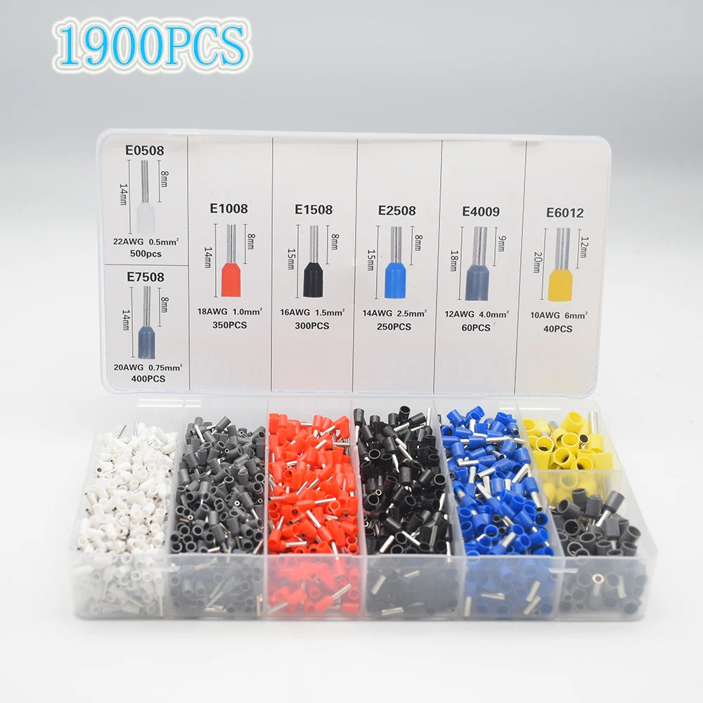 Insulated Wire Ferrule Connector Assortment Kit