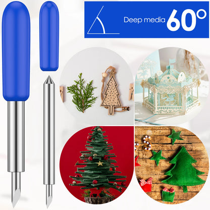 Replacement Cutting Blades for Roland & Cricut Plotters – 30/45/60 Degree Vinyl Cutter Blades
