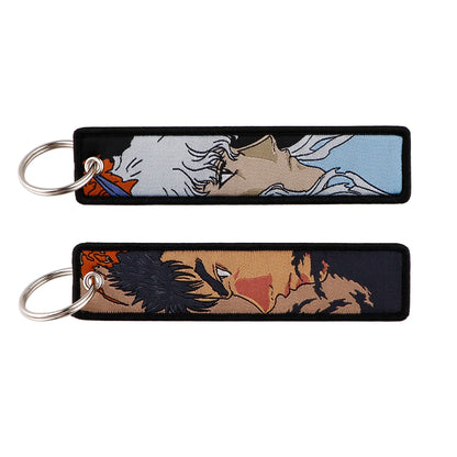Embroided Keychain - Anime 100 versions, Gensin Impact, Tartaglia, Zhongli, Mavuika, Heavenly Principles and more!