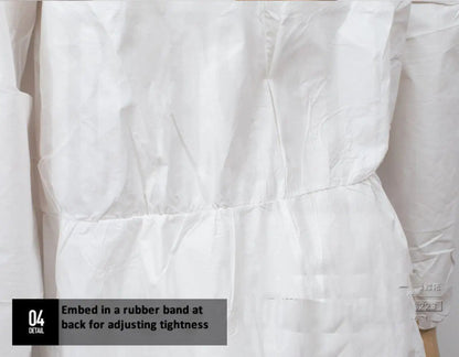 Disposable Dustproof Coverall Suit – Water & Oil Resistant Paint Spray Protection