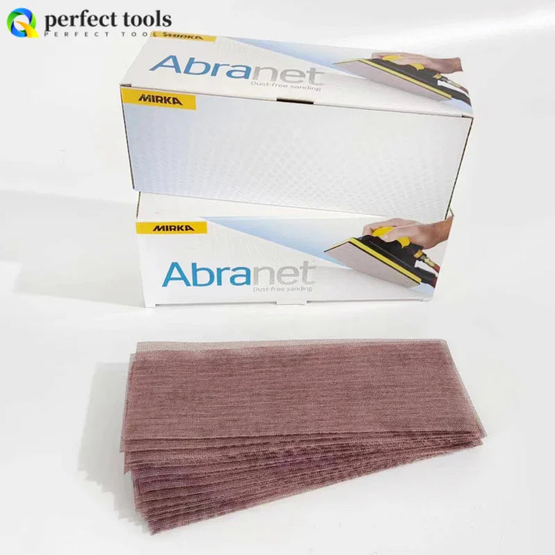 MIRKA Dust-Free Mesh Sanding Sheets – Dry Grinding Abrasive Mesh, 70x198mm