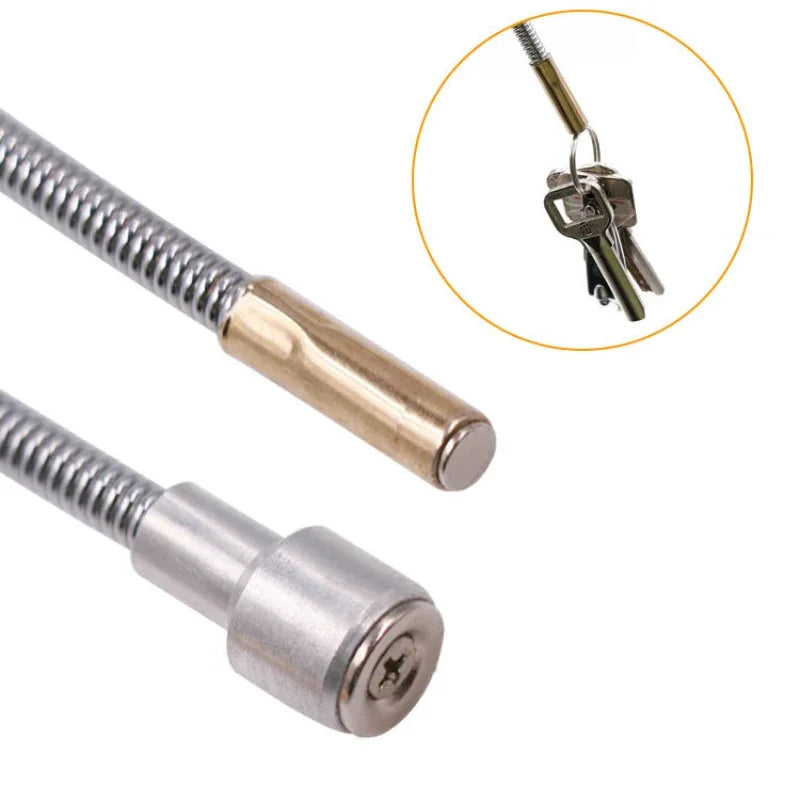 Flexible Magnetic Pickup Tool – Foldable Gooseneck Grabber for Engine Bay & Garage