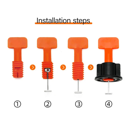 51-204Pcs Welding  Clips, Sheet Metal Leveler, Construction Tools, Floor Tile Leveling Clips