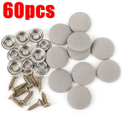 Car Interior Roof Headliner Buckles – Fabric Retainer Rivets & Repair Caps