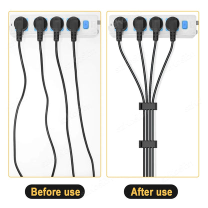 Cable Management, Organizer Clip, Wire Arrangement & Protector Clips Self-adhesive