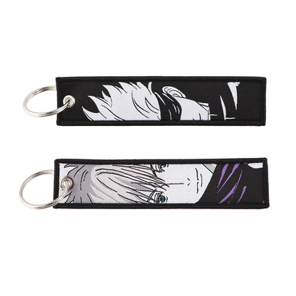 Embroided Keychain - Anime 100 versions, Gensin Impact, Tartaglia, Zhongli, Mavuika, Heavenly Principles and more!