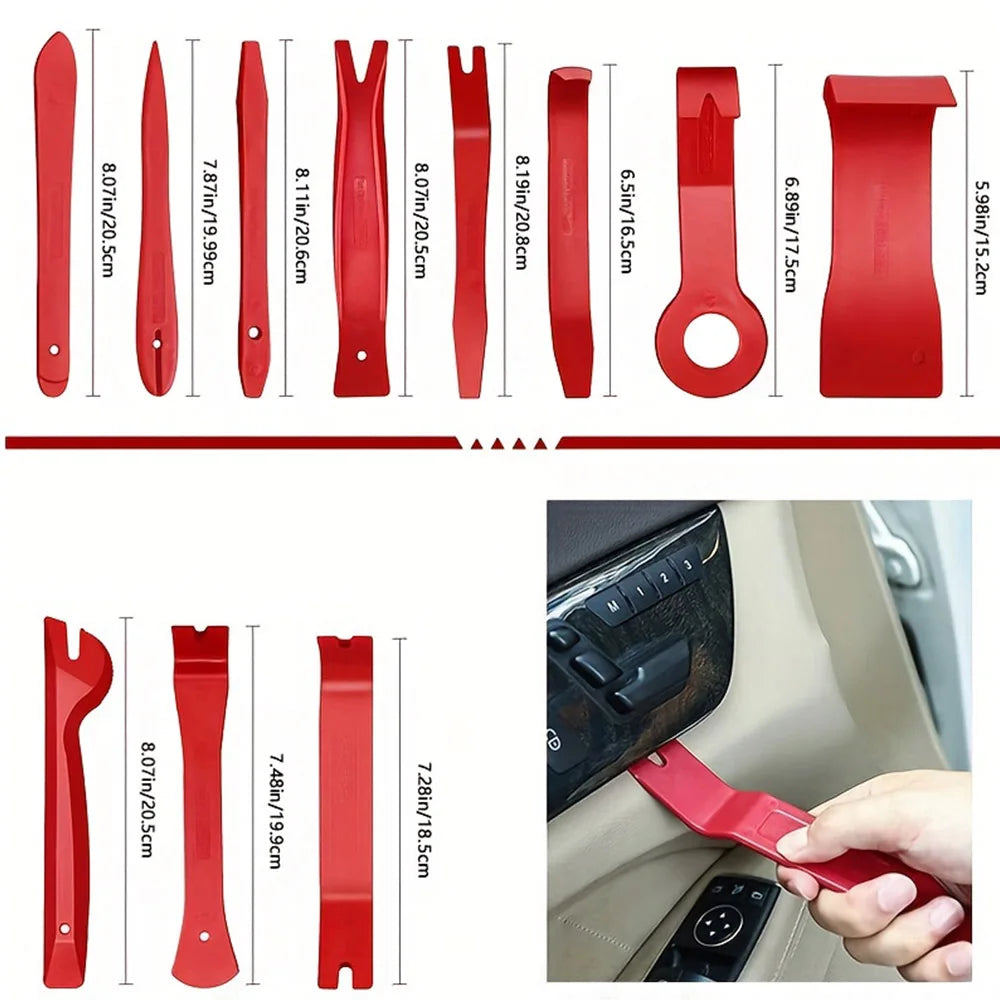Auto Trim & Fastener Removal Tool Kit – No-Scratch Panel & Clip Pry Set