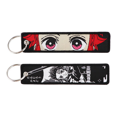 Embroided Keychain - Demon Slayer, Tanjiro Kamado, Kyōjurō Rengoku, Muichiro Tokito, Inosuke Hashibira and more