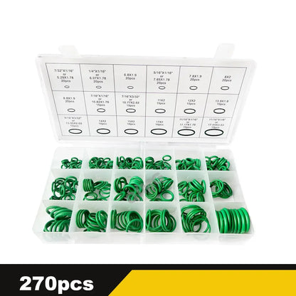 O-ring Set, Rubber Gaskets, Seal Ring for Air Condition 18 Sizes