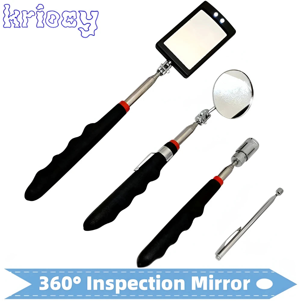 Telescoping LED Magnet & Inspection Mirror