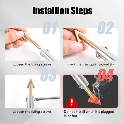 Car Bumper Repair Soldering Iron Tool 50W/100W, Adjustable Temperature Welding Rework Station