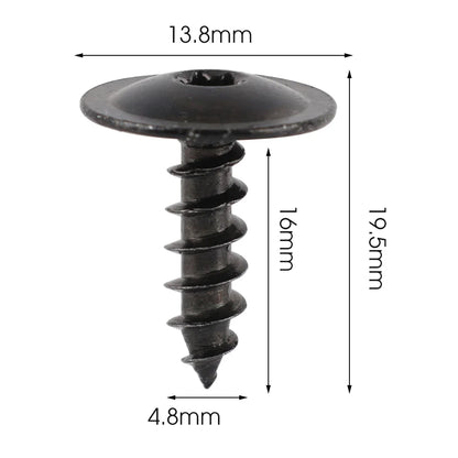 Engine Undertray Splashguard Torx Screw Retainer Clips