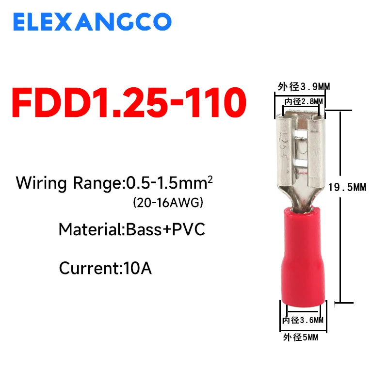 Insulated Spade Wire Connector Assortment