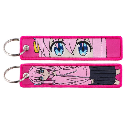 Embroidered Keychain - Sexy Anime Girls Manga Style