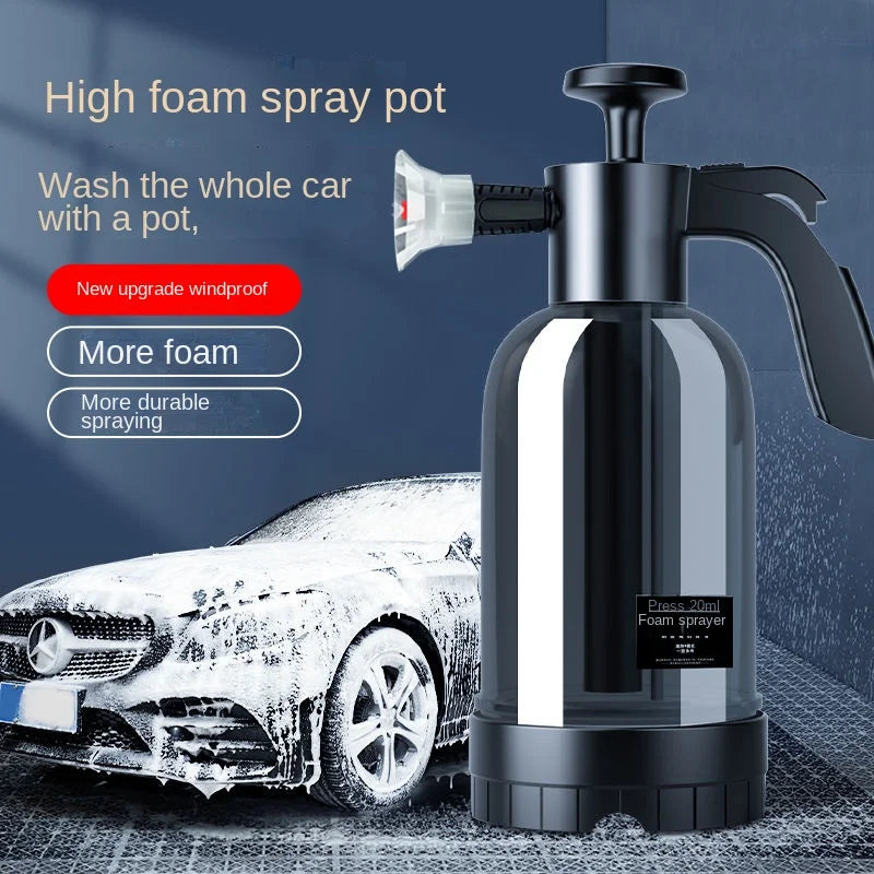 2L Snow Foam Cannon – Hand Pump Foam Sprayer for Car Wash