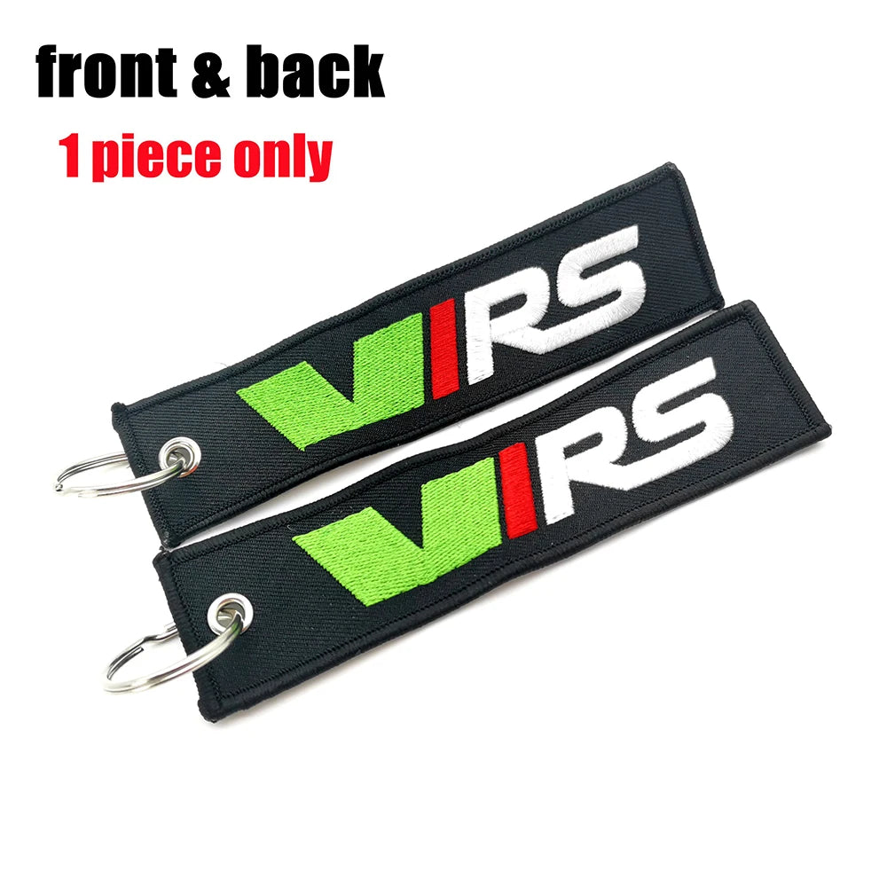 Embroided Keychain - Type R, Eat Sleep Race, HKS, BIRDE, Tein and more!