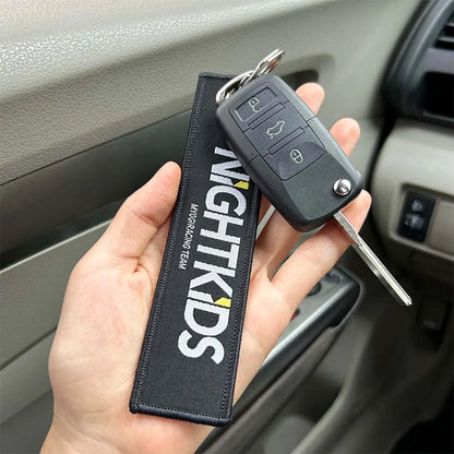 Embroidered Keychain - JDM, Nos, Recaro, Bride, Initial D, HKS