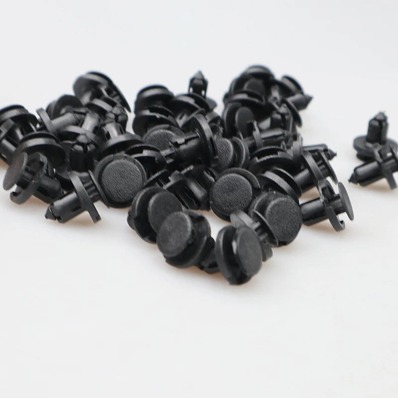 Push Retainer  10/20/50pcs 8mm, Auto Fastener Clip,Car Bumper Door Trim Panel Universal Kit